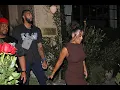 Anthony Davis and Marlen P have a night out with friends at LAVO restaurant in WeHo