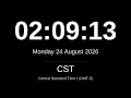 LIVE Central Standard Time CST Clock Chicago Mexico City Winnipeg World Clock