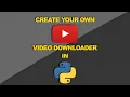 Youtube Downloader in Python Tkinter GUI
