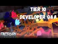 Tier 10 Developer Q A Roblox Factory Simulator