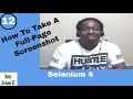 Selenium 4 How To Capture A Full-Page Screenshot Using FirefoxDriver 160