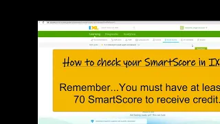 How to find IXL SmartScore for SS