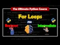 For Loops The Ultimate Python Course BrainyHub