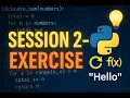 Python Tutorial for Beginners - Session 2 Exercise Loops Functions Strings Practice