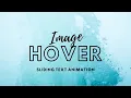 Image Hover with sliding Text Animation