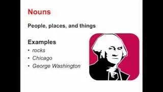 Common and Proper Nouns Parts of Speech App