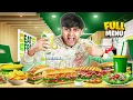 Trying Full Menu of Subway