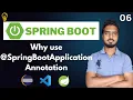 Why use SpringBootApplication annotation Spring Boot Tutorials In Hindi