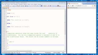 PHP Tutorial for Beginners 13 Comparison operators