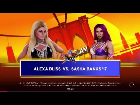 Download MP3 Alexa Bliss vs. Sasha Banks - Summerslam