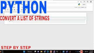 How To Convert A List Of Strings To An Integer List In Python
