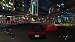 NFS Underground Drag All Totaled 