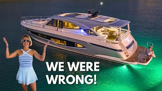 WE WERE WRONG! 😳 Check out this Riviera 6800 Sport Yacht Platinum Edition Yacht Tour