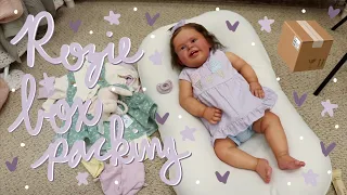 Reborn Rozie Box Packing! Send Home a Reborn I Made | Kelli Maple