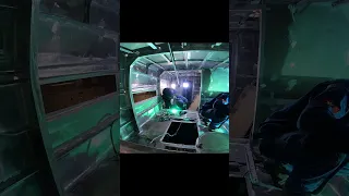 Watch the build of a performance catamaran #odiseacatamarans #performanceboats #welding #boatbuild