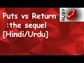 Puts vs Return the sequel in Ruby In