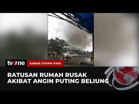 Penampakan Pasca Angin Puting Beliung Terjang Perbatasan Bandung - Sumedang