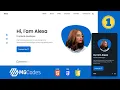 RESPONSIVE PORTFOLIO WEBSITE using HTML CSS JAVASCRIPT step by step with MODE Part
