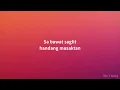 December Avenue - Kahit Di Mo Alam (Lyrics)