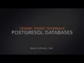cPanel Tutorials - PostgreSQL Databases