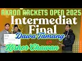 Intermediat Men s Singles Final - Rochester NY Vs Columbus Ohio Dawa Tamang Vs Kishor Chawan