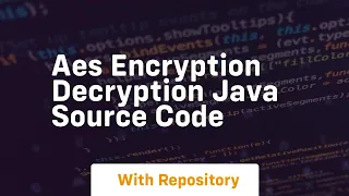 aes encryption decryption java source code