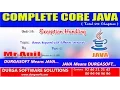 Core Java Exception Handling throws keyword with different scenarios Part - 1