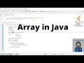 Java Tutorial 21 Part 1 Array in Java