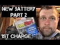 Charging a brand new Walmart Ever Start Motorcycle Battery First Time