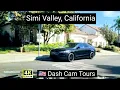 Driving Tour of City of Simi Valley California 4K Dash Cam Tours 2020