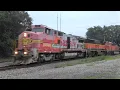 BNSF 552 ATSF Leads a Freight Colona iL 26
