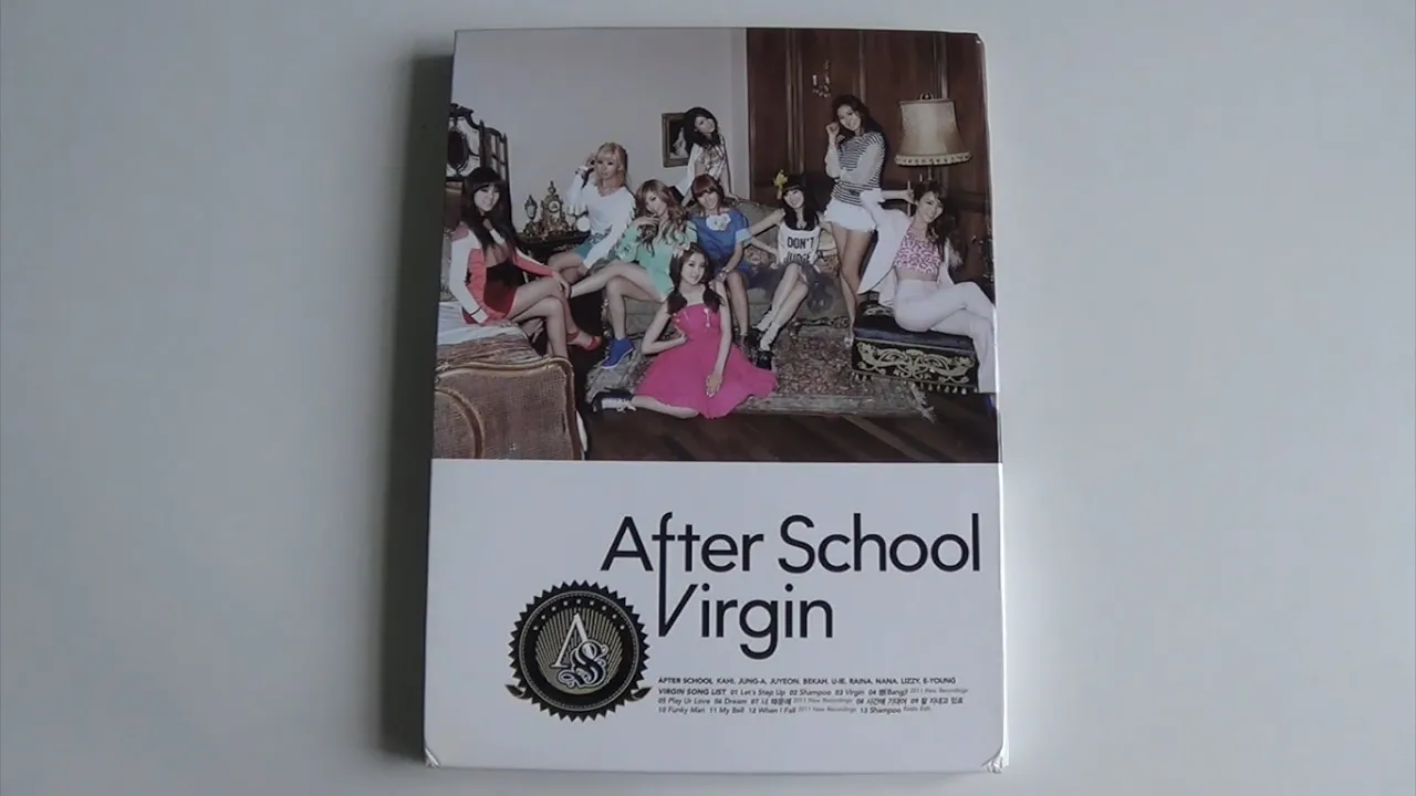 Unboxing After School 애프터스쿨 1st Korean Studio Album Virgin