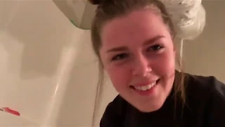 we took a bath in milk