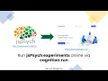 jsPsych Tutorial - run jsPsych experiments online via cognition run