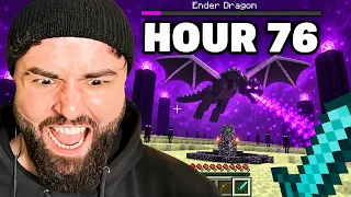 IT TOOK ME 76 HOURS TO BEAT MINECRAFT HARDCORE...