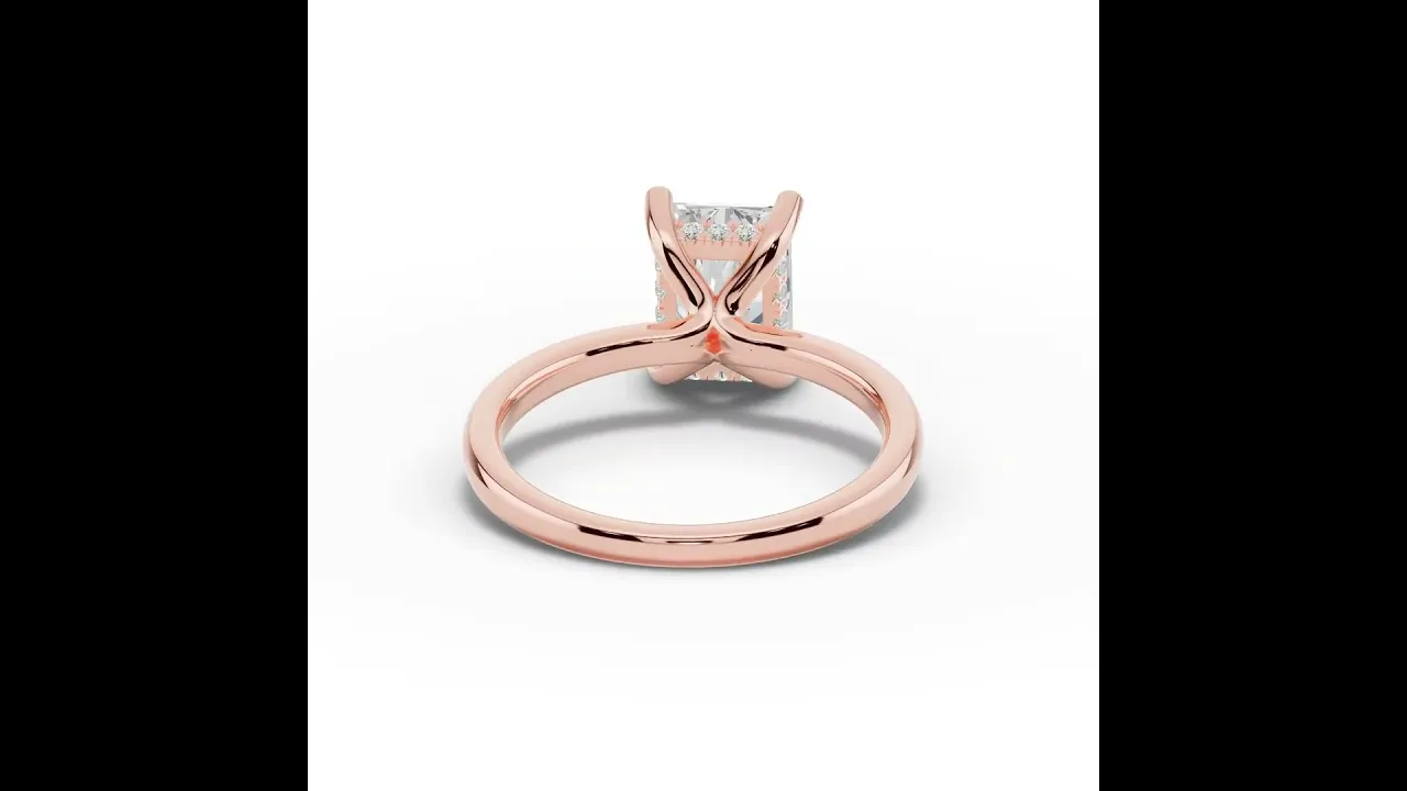 Radiant Lustre Hidden Halo Solitaire