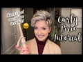 Hair Tutorial Curling My PIXIE with a CURLING IRON