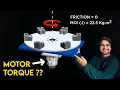 Motor Sizing Calculation with Moment of Inertia - Rotary Indexing table