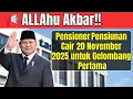 📢Allahu Akbar. Rapel Gaji Pensiunan Cair 20 November 2025 — Gelombang Pertama Info Terbaru!