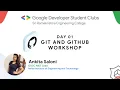 Day 1 Git and GitHub Workshop