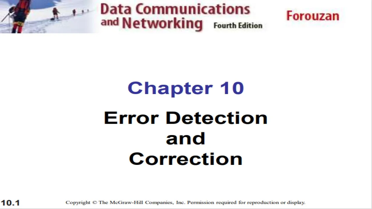 Lecture 21 chapter 10 - data communications and networking
