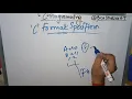 C Format Specifiers And Escape Sequences With C Programming C Language Tutorial Bcs 011