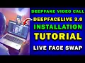 Deepfacelive call Tutorial no GPU Face Swap in call