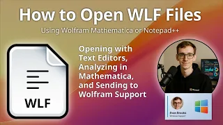 How to Open WLF Files Mathematica Log