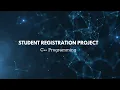 Student Registration Project