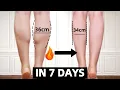 Slim Down Calves in 7 DAYS 12 min Beginner Friendly Slim Legs Workout No Jump