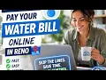 How to pay your water bill online in Reno