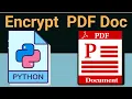 Python 3 Script to Encrypt PDF Document With Password Using PyPDF2 Library
