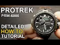 Casio Protrek PRW-6000 - Watch Review Detailed How-to Tutorial on module 5365