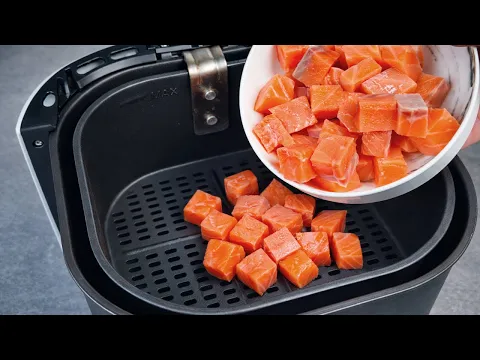 Put Eggs, Salmon & Potatoes in the Air Fryer and THIS Happens… Quick Dinner Recipe!